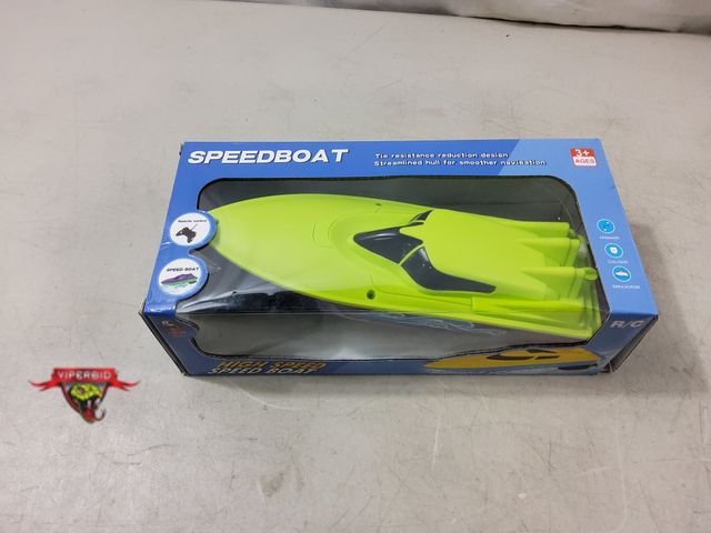 Lot 7-131568 - R/C High-Speed Speed Boat. Approx. 9-1/2"L.  Tested-works.