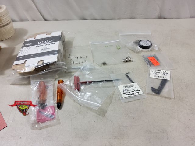 Lot 7-133079 - Lot of miscellaneous soldering tips, tool and items.