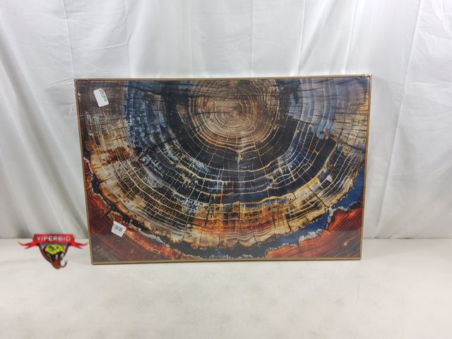 Lot 7-123672 - New! 35-1/4" X 23-1/2" Framed canvas wall art.