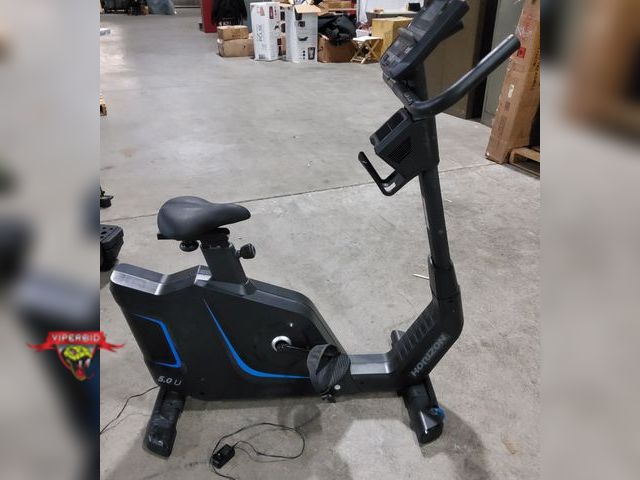 Lot 7-131909 - Horizon 5.0 Exercise bike. Gently used. Works. Few flaws (see pics).