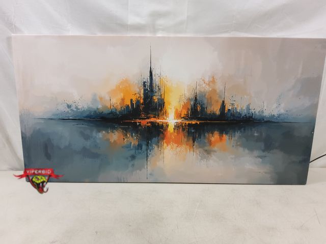 Lot 7-131819 - 39-1/4" X 19-3/4" Canvas wall art.