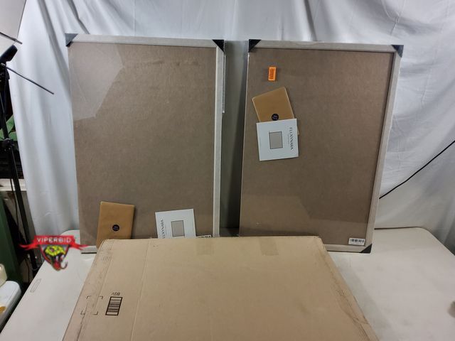 Lot 7-135033 - (2) Framed Felt Alternative Cork Boards. (47.25W x 35.5"T)