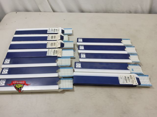 Lot 7-134727 - Lot of assorted Brady wire markers. Includes full &amp; partial boxes.