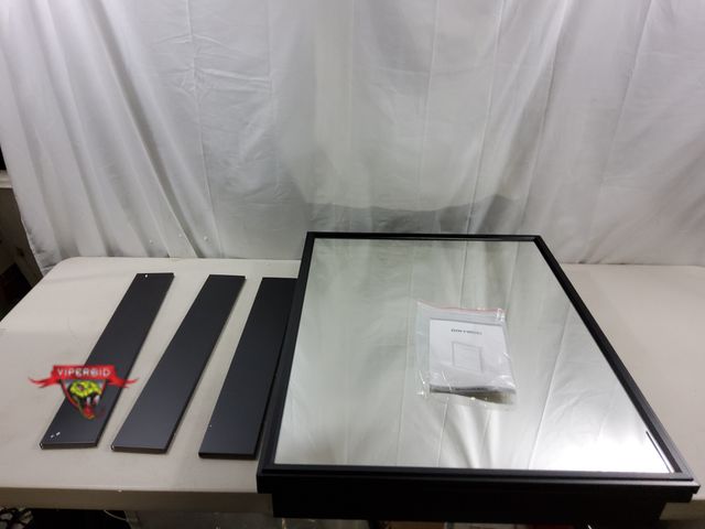 Lot 7-123755 - Retail $249! Bohmiroo 24" X 30" Aluminum medicine cabinet with 3 metal shelves.
