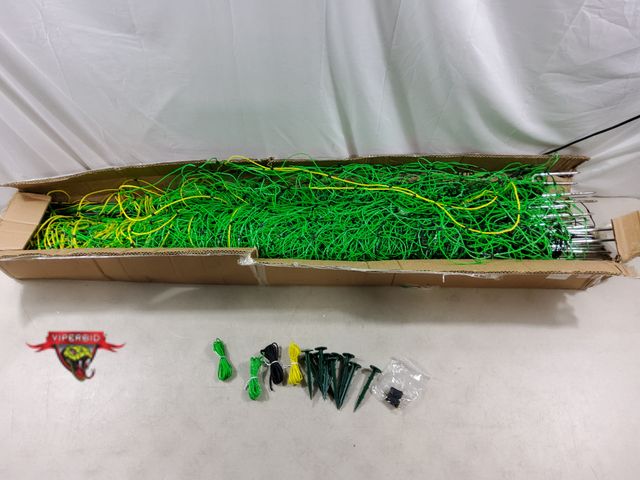 Lot 7-135027 - Electric Fence Netting. Approximately 154' Long X 50" Tall. Untested.