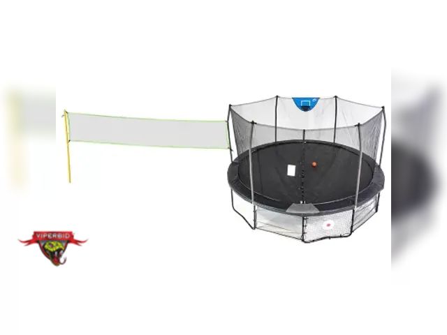 Lot 7-132929 - Appears complete. Skywalker 16 ft. Round sports arena trampoline.