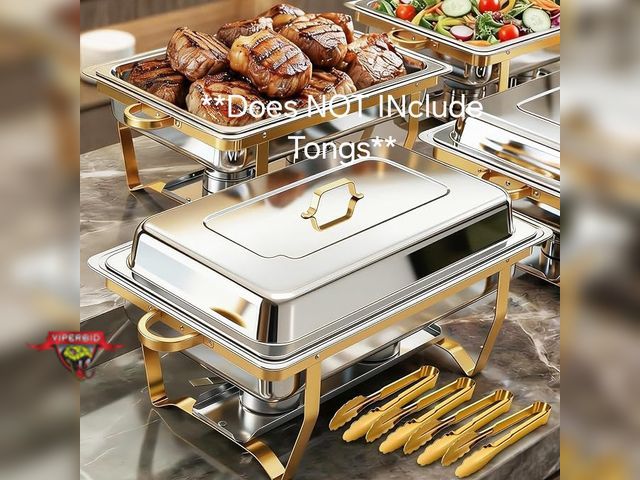 Lot 7-133960 - Also Go (4) Chafing Dishes (22" x 14")