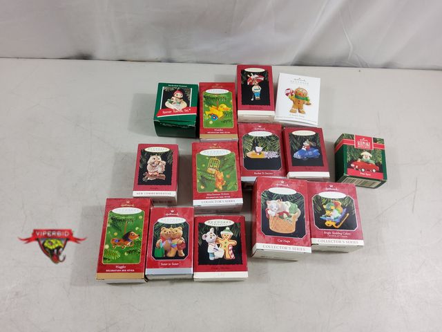 Lot 7-123556 - (14) Assorted Hallmark Christmas tree ornaments.
