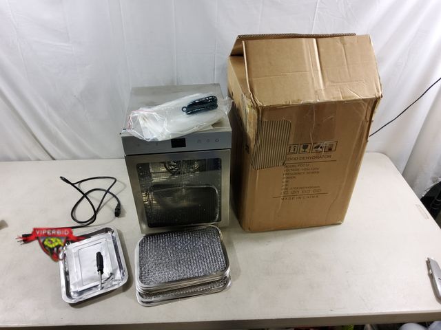 Lot 7-133875 - Retail $130! Fendia Food Dehydrator (12"W x 12-1/8"D x 16-1/4"T) Tested to power on.