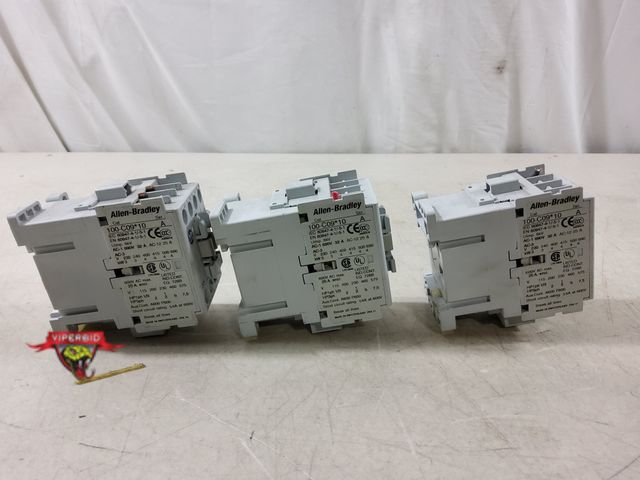 Lot 7-133480 - (3) Allen-Bradley 100-C09*10 Ser A Contacts