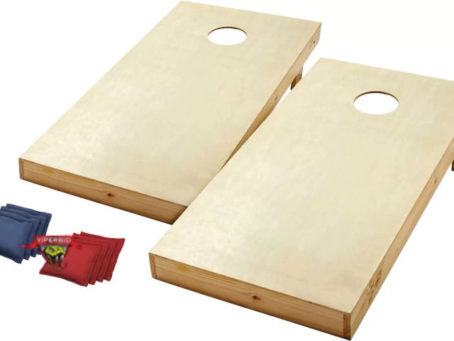 Lot 7-131894 - Retail value $139! Looks like new! Rec League 2' x 4' Regulation Cornhole Board Set.