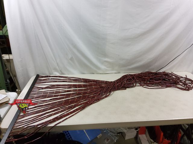Lot 7-131453 - 35-1/4" X 78"L Beaded bamboo curtain.