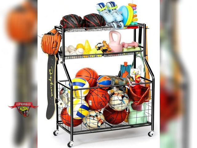 Lot 7-133467 - Kinghouse Sport Equipment Organizer. 15.7"D x 35"W x 46.5"H