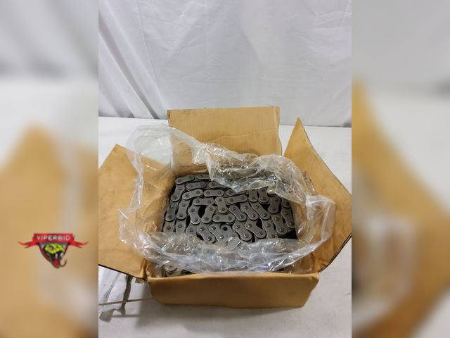Lot 7-123702 - New! Hitachi 10 ft. Roller chain. #100-2 riv.