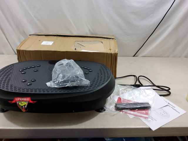Lot 7-134398 - HVX vibration plate with remote. Tested.
