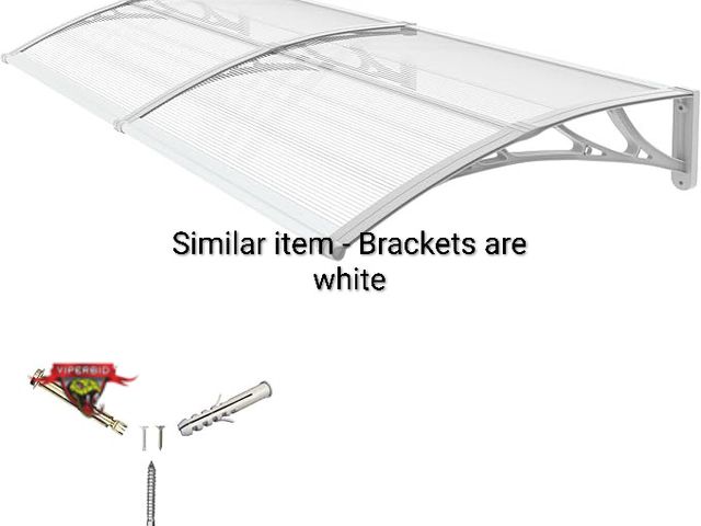 Lot 7-134017 - Window awning canopy for doors. Approx. 40" X 80".