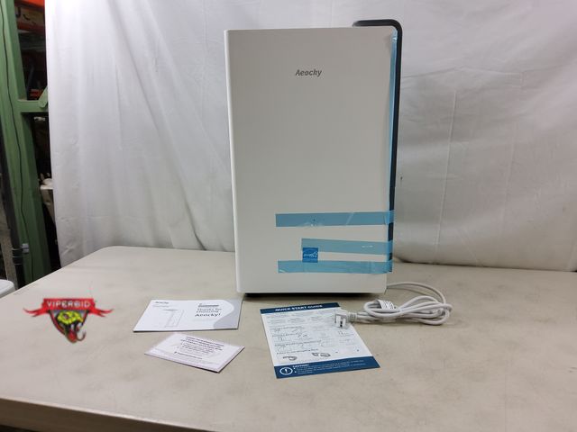 Lot 7-130443 - Retail value $239! Aeocky RHEA-001 Dehumidifier. Max 80 pint/day. 4500 sq. ft.  Tested.