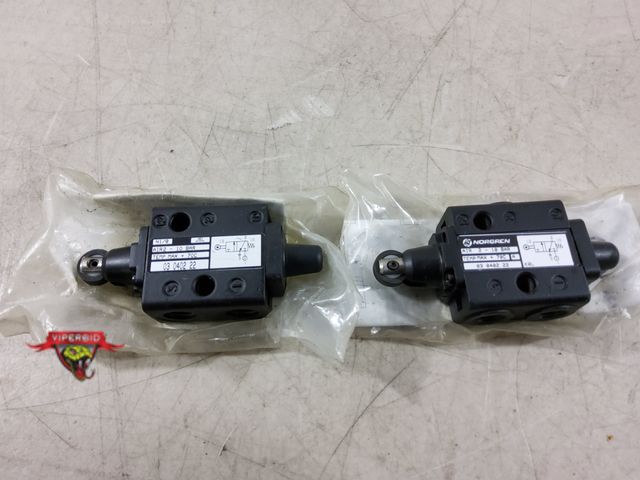 Lot 7-135730 - (2) Norgren 03 0402 22 Roller Lever Valve.