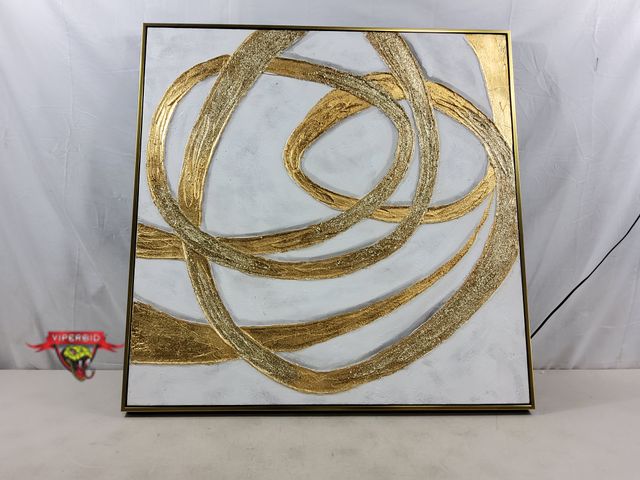 Lot 7-130757 - Framed canvas wall art. 32-3/8" X 32-3/8".