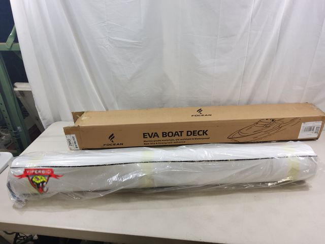 Lot 7-131354 - New! Focean eva foam boat flooring sheet. Color: Jungle camo. 94.5 X 47.2".