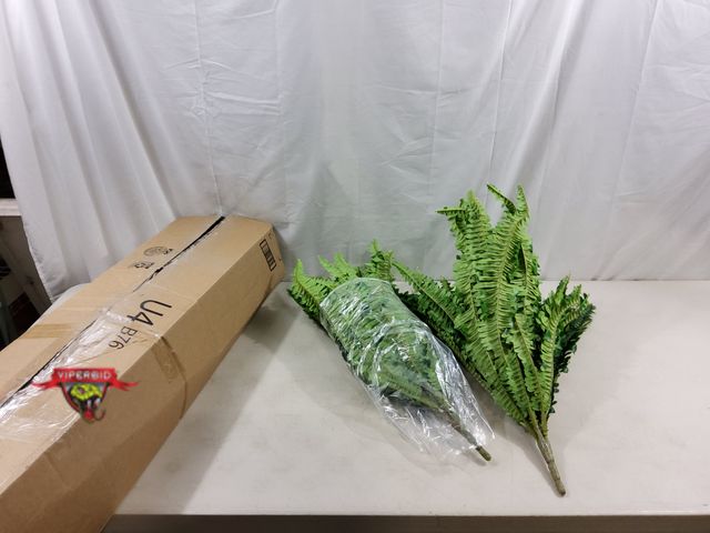 Lot 7-123629 - New! (2) Artificial 25"H Fern stems.