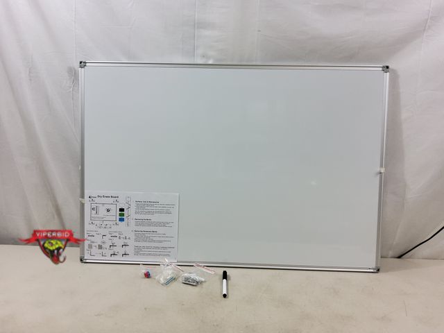 Lot 7-131767 - Magnetic dry erase board. 36" X 24".