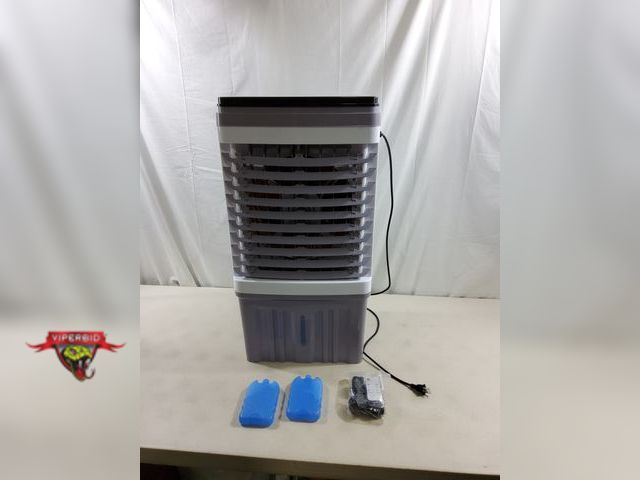 Lot 7-131401 - Portable Air Conditioner Air Cooler - Water cooling.  Digital Display 110V Air Cooler for Household ...