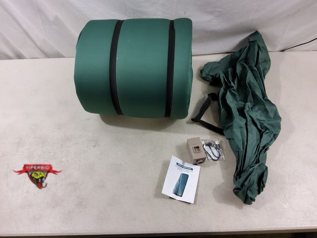 Lot 7-130942 - Self-Inflating foam mattress with built-in electric pump.
