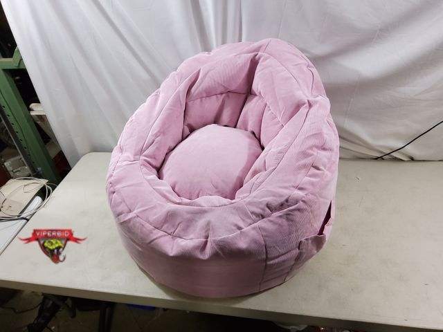 Lot 7-132865 - Cover needs a washing - due to shelf storage. Pillowfort kids settle in bean bag chair. 30" X 30" X ...