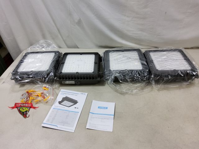 Lot 7-130708 - Retail value $209! (4) LED Hyperlite Vega series canopy lights.  65W. 5000K. Model CES-LS-VEGA-65W50...
