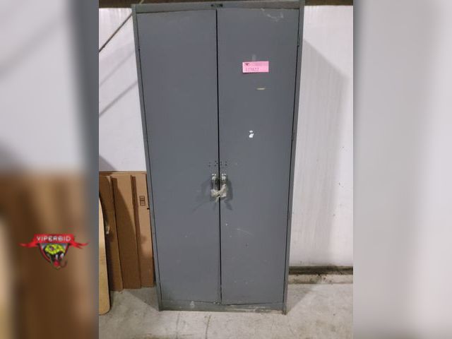 Lot 7-123822 - 4-Shelf metal cabinet filled with miscellaneous industrial type items as shown. 36" X 18" X 78"H.