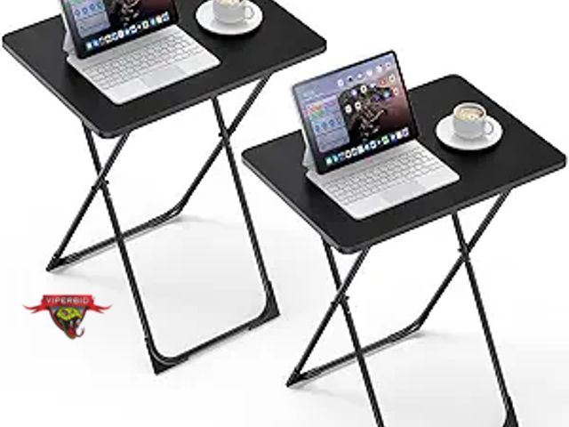 Lot 7-130156 - Set of 2 - Kitsure tv trays. 16.9"×13.0"×24.2"