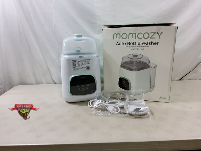 Lot 7-130325 - MomCozy auto bottle washer. Model BS03. Tested to power on.
