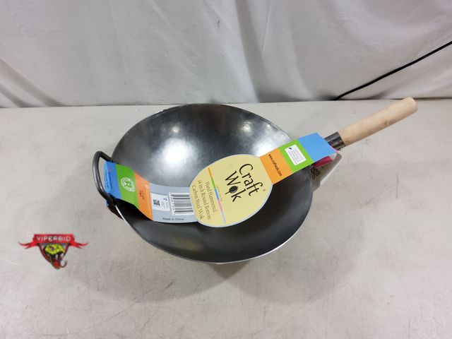 Lot 7-134328 - Craft Wok 14" Round botton carbon steel wok.