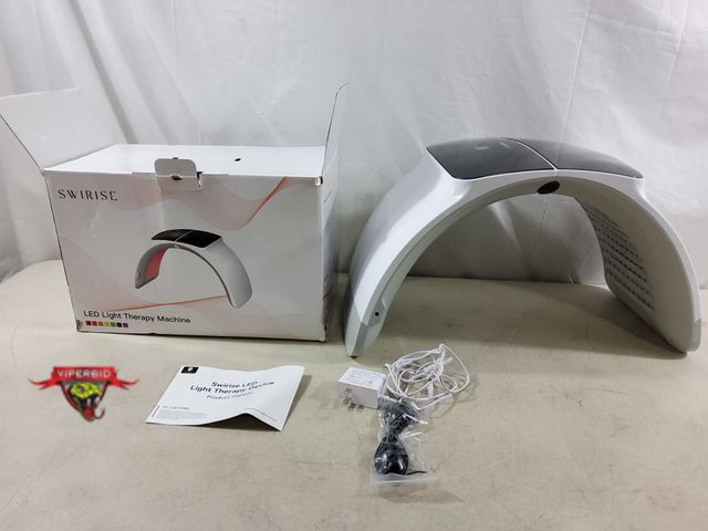 Lot 7-133576 - Swirise LED light therapy device. Tested - Lights.