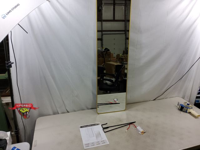 Lot 7-130326 - Over the Door Or Stand alone full length mirror.