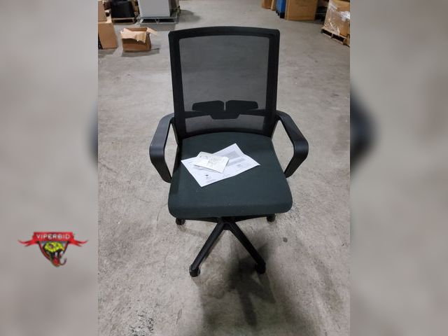 Lot 7-123790 - Like new! Black mesh back, cushion seat office chair.