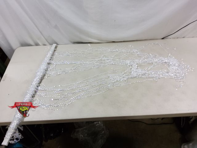 Lot 7-130735 - Faux Crystal beaded curtain. 35-1/2"W X 9 ft.H.