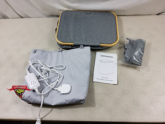 Lot 7-130128 - Foldable towel warmer. Model HSTW-34. Tested - Warms up!