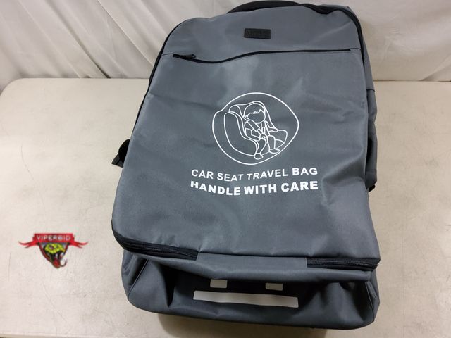 Lot 7-132988 - MCBD Car Seat Travel Bag. 18 inches (L) x 17.3 inches (W) x 27.8 inches (H)