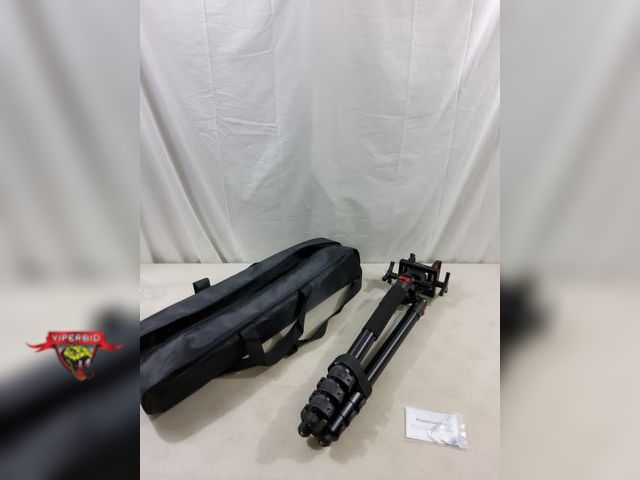 Lot 7-123307 - Precision Hunting shooting tripod with carrying / storage bag.