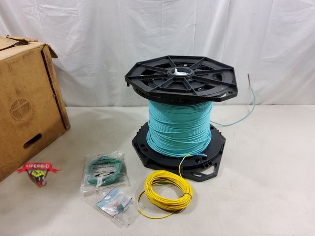 Lot 7-123584 - Approximately 426 feet of Prysmian optical cable. 4F 50 0M4 MM