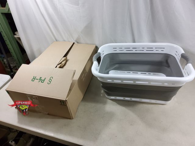 Lot 7-134657 - Collapsible Laundry Basket. (22-3/4"L x 17"W x 11"T)