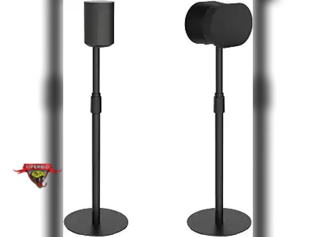 Lot 7-134372 - Pegzone 26.9"-42.6" Speaker Stands Compatible with Sonos Era 300 and 100.