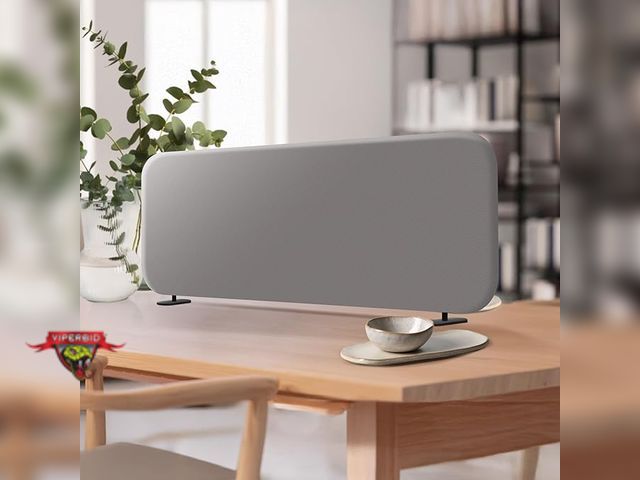 Lot 7-131037 - DECOLAB Desk Dividers, Standing Table Divider Panel. (48" x 18")