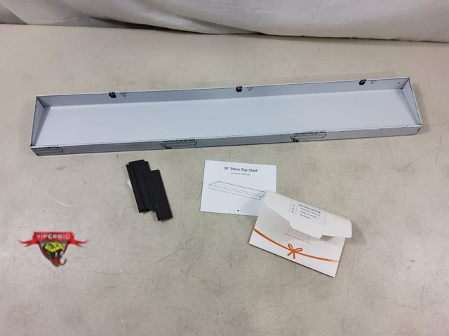 Lot 7-131157 - 30" Stainless Steel Stove Top Shelf. (30"L x 4"D)