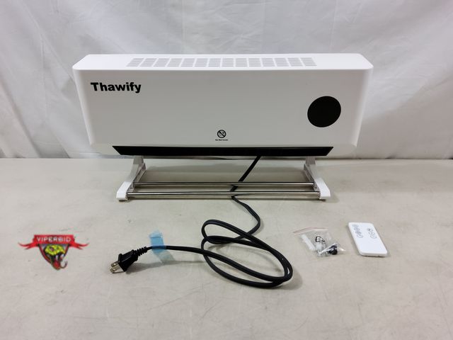 Lot 7-130712 - Thawify wall mounted room heater with remote. Model #HQN219-26QD (tested)