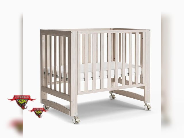 Lot 7-131346 - Retail $199! MAMAZING EvoNest Baby Crib, 3 in 1 Convertible Mini Crib with Wheels. 40.1"L x 25.7"W x...