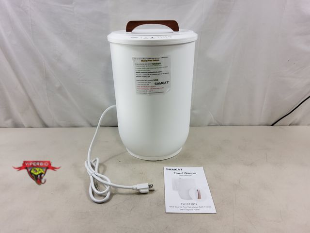 Lot 7-130729 - Sameat towel warmer. Tested - Heats.