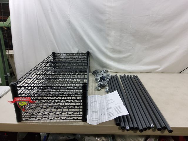 Lot 7-130193 - 6-Tier wire shelving rack. Approximately 30"W X 14"D X 81"H.